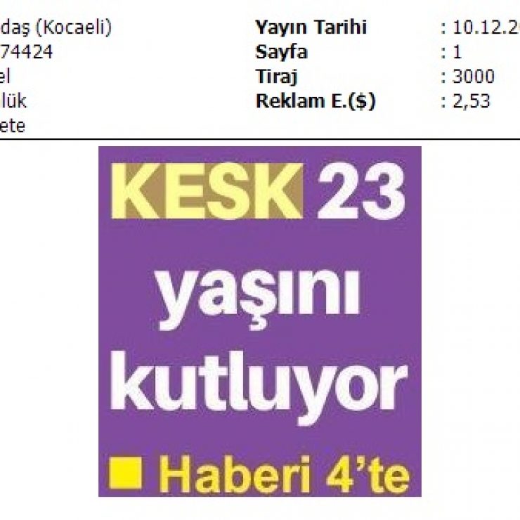 2018_12_10_Äagdas (Kocaeli)_Kesk 23 Yasini Kutluyor_83174424_(1)