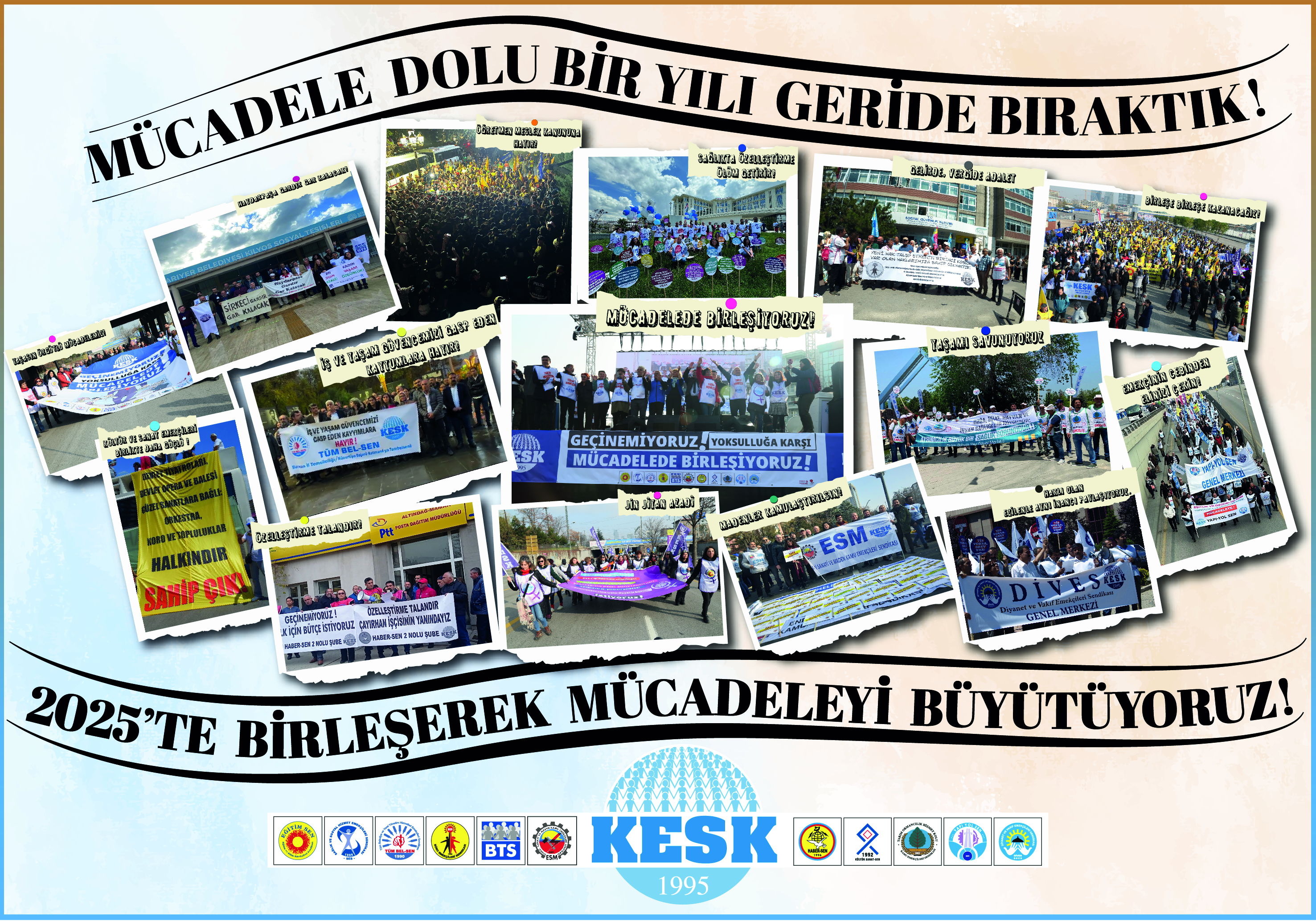 Mücadele Dolu Bir Yılı Geride Bıraktık! - 2025'te Birleşerek Mücadeleyi büyütüyoruz!