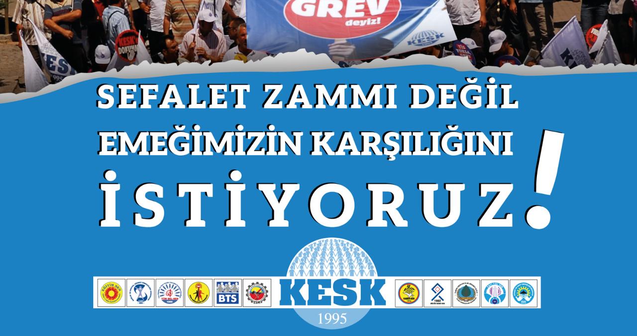 13 Ocak'ta İş Bırakıyoruz! Bildiri ve Afişimizi Yayınladık