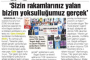 TÜİK eylemimiz gazetelerde