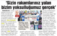 TÜİK eylemimiz gazetelerde