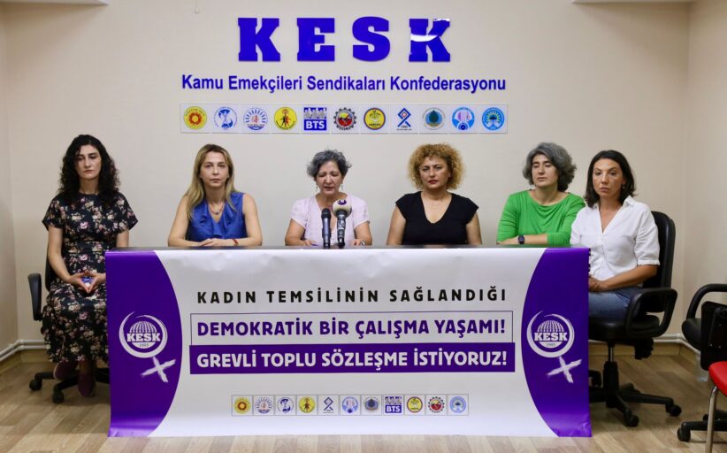 KADINLARIN TEMSİL EDİLDİĞİ GREVLİ TOPLU SÖZLEŞME HAKTIR!