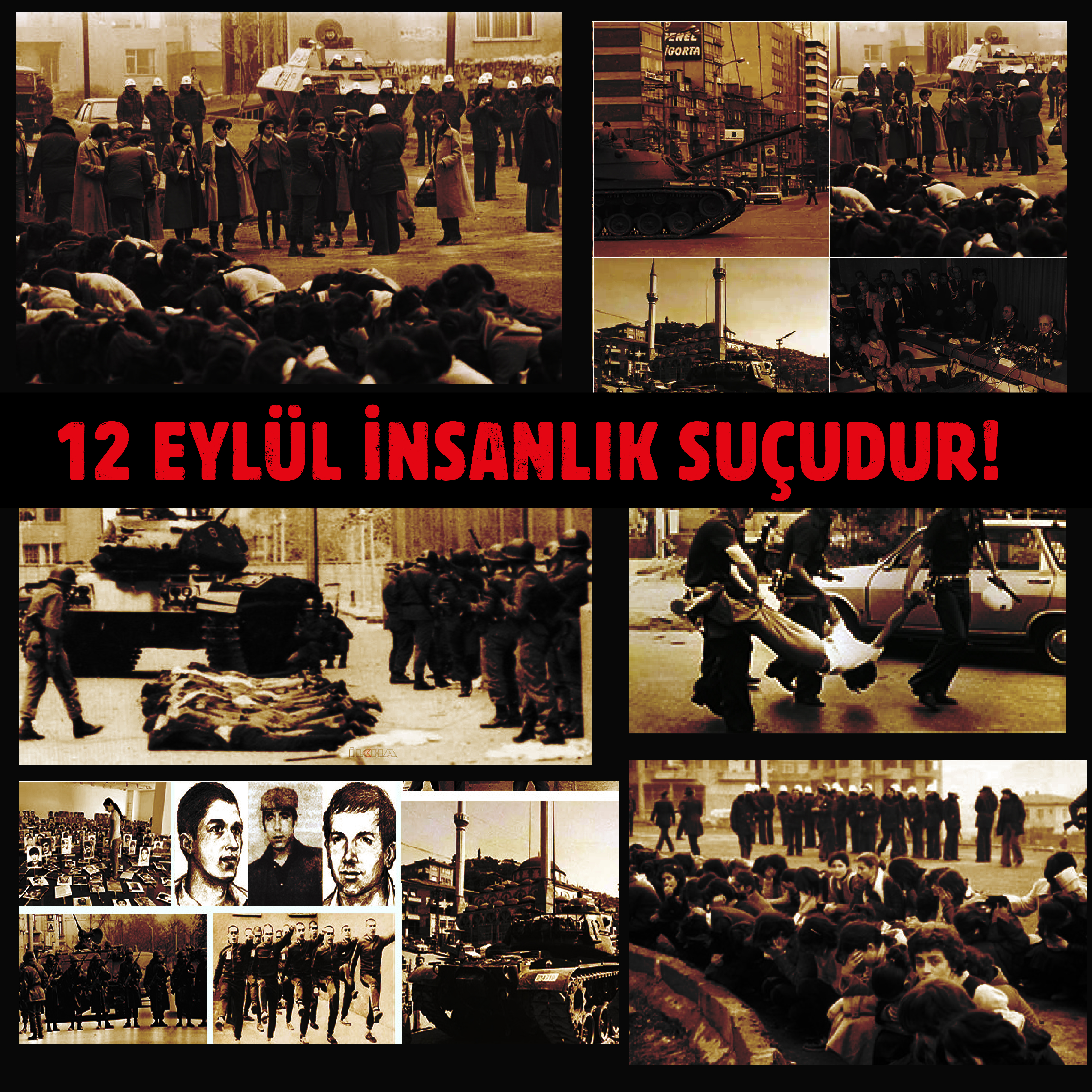 12 Eylül Dünümüz Değil, Bugünümüzdür! Darbelerden Beslenen Emek ve Demokrasi Düşmanlarına Karşı Mücadelemizi Sürdüreceğiz!